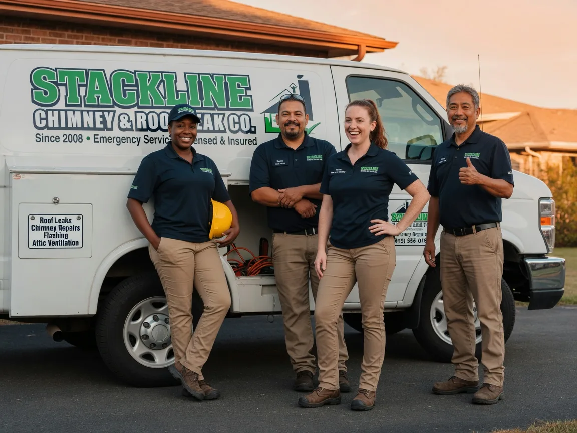 Chimney flashing repair company in Dunlap, IL